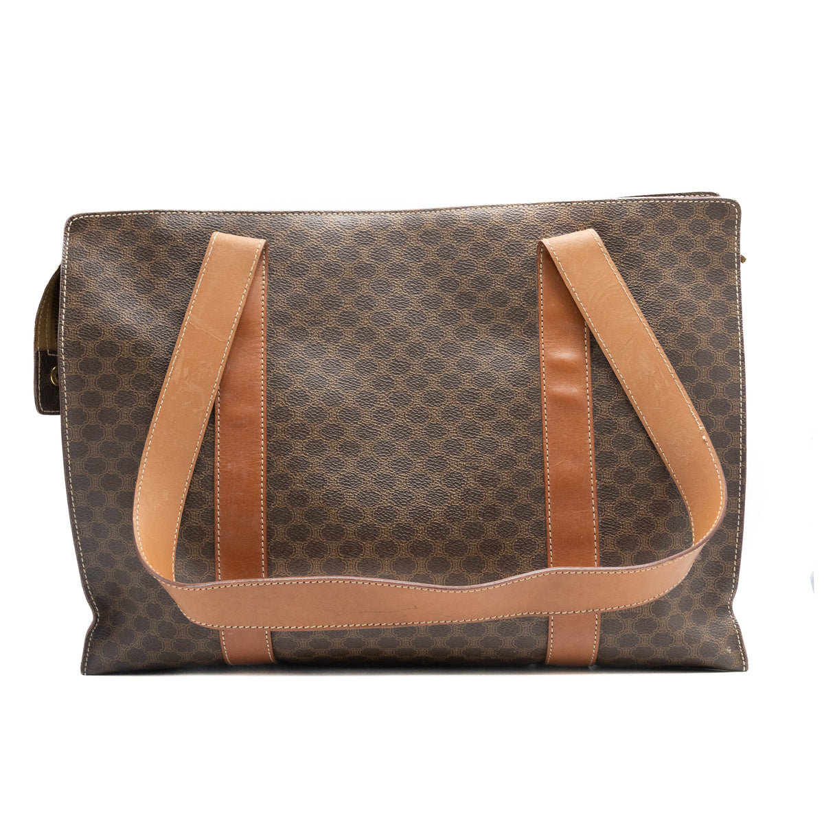 Celine Sac Cabas Macadam Marron