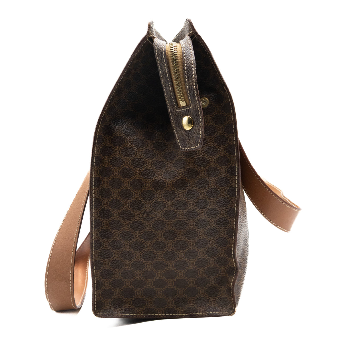 Celine Sac Cabas Macadam Marron