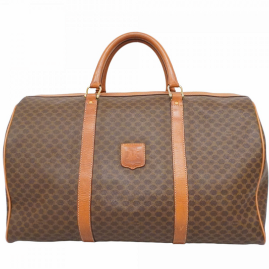 Celine Sac à main Boston Macadam Marron