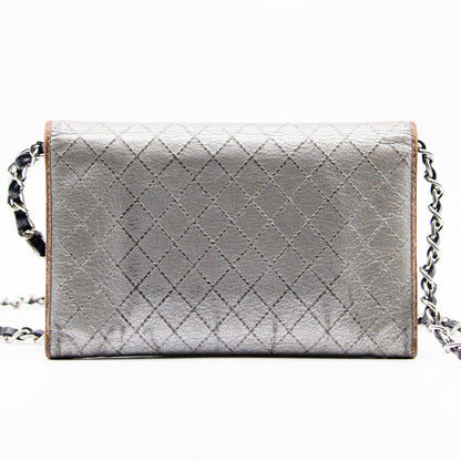 Chanel Mini Sac Portefeuille Hook Gris