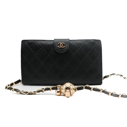 Chanel Portefeuille Noir