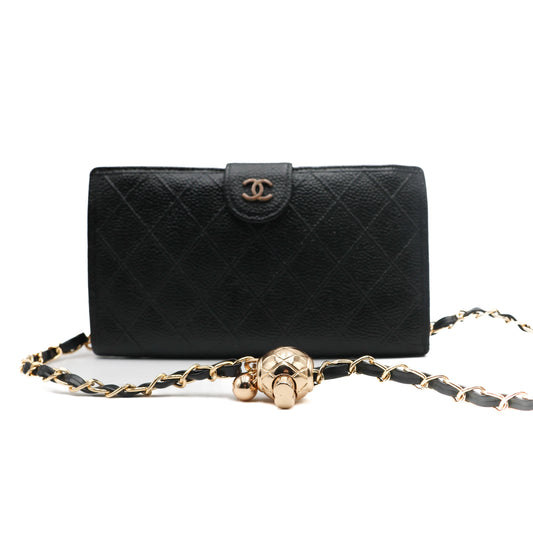 Chanel Portefeuille Noir