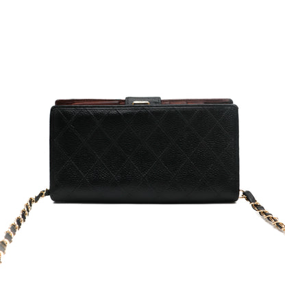 Chanel Portefeuille Noir