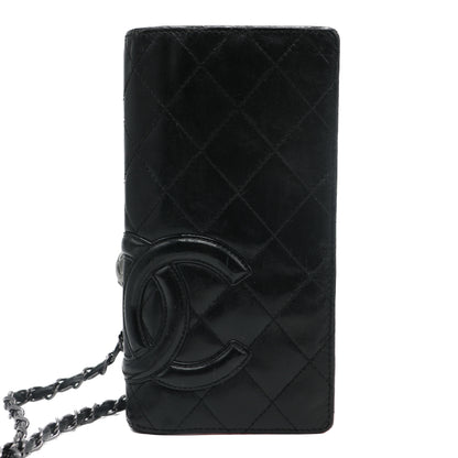 Chanel Portefeuille Noir Rose