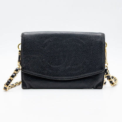Chanel Sac Bandouillière Cuir Noir