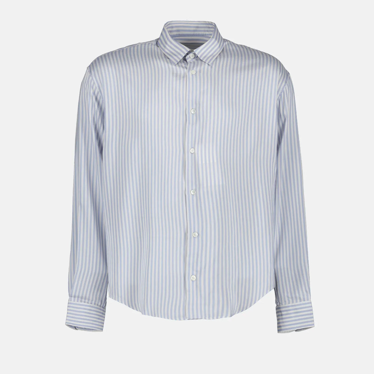 Ami Paris Chemise Rayée Bleu