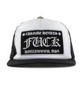 Casquette Trucker - FUCK Hollywood - Black & White