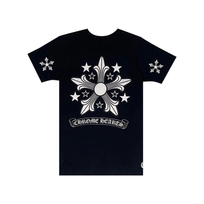 Chrome Hearts T-Shirt Logo Croix En Etoile Noir