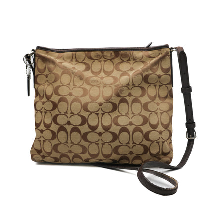 Coach Sac à bandoulière Monogram Signature