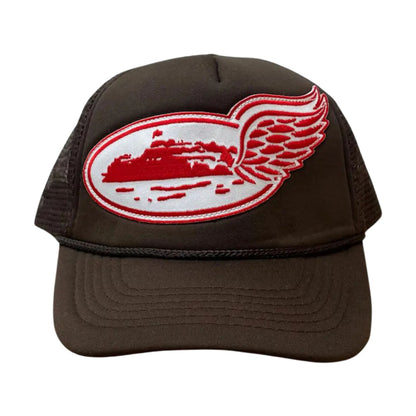 Corteiz Casquette Eagle Marron