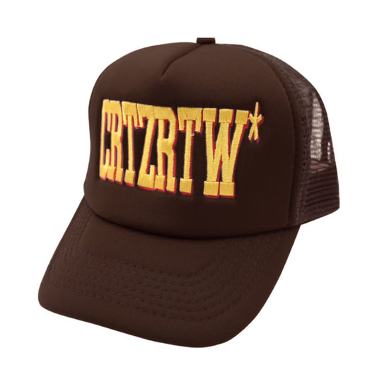Corteiz Casquette Rules The World Marron