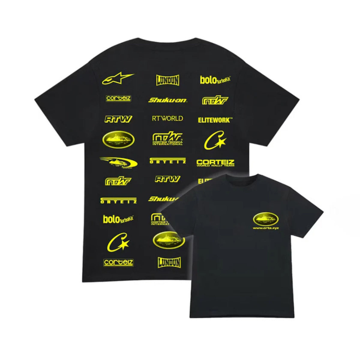 Corteiz T-Shirt - Rally Vinylz - Black