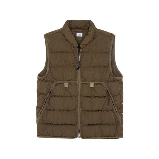 CP Company Doudoune sans-manche Kaki