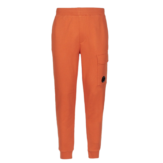 CP Company Pantalon de jogging Diagonal Raised Fleece Orange