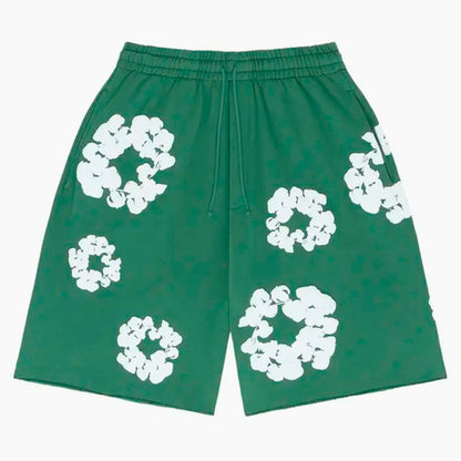 Denim Tears Short The Cotton Wreath Vert