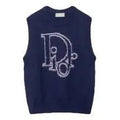 Dior Logo Sleeveless Knit Vest Marine