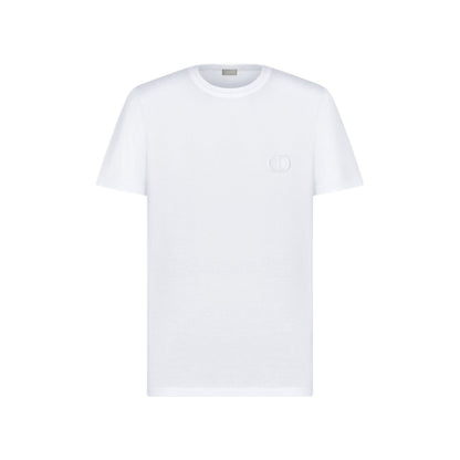 Dior T-Shirt Icon Logo Blanc
