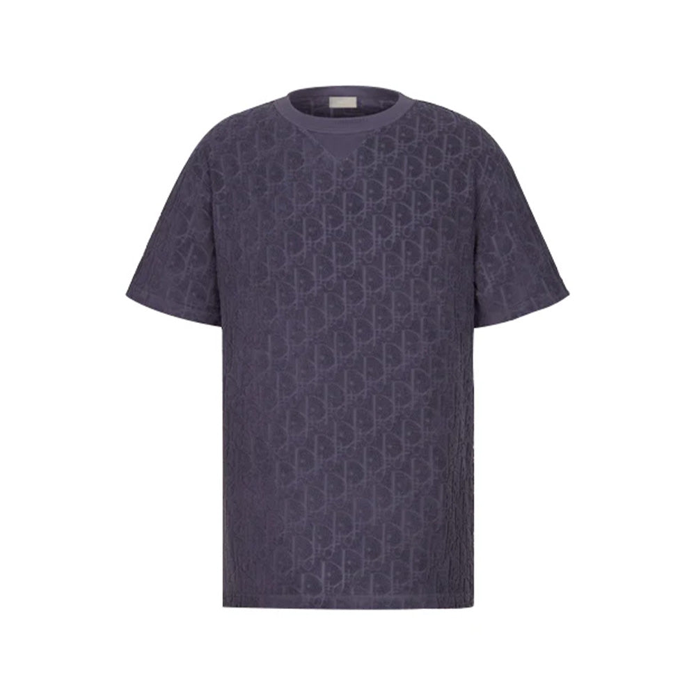 Dior T-Shirt Oblique Navy