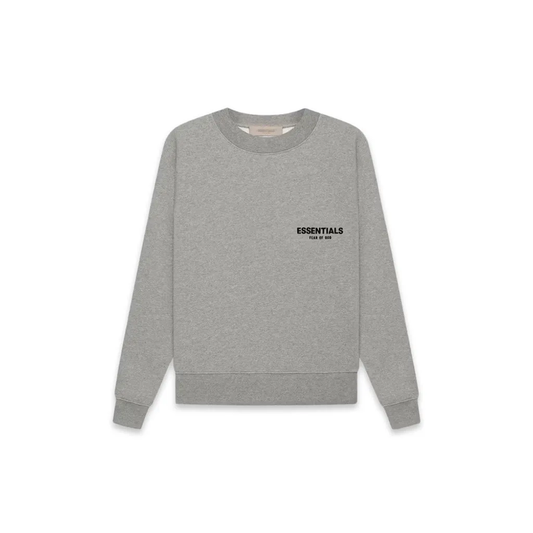 Essentials Crewneck Dark Oatmeal Gris Foncé Fear Of God