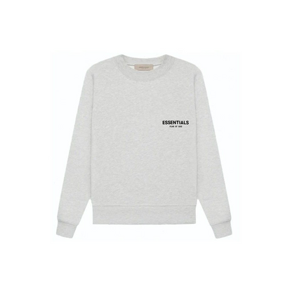 Essentials Crewneck Light Oatmeal Gris Clair Fear Of God