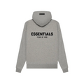 Essentials Hoodie Dark Oatmeal Gris Foncé Fear Of God