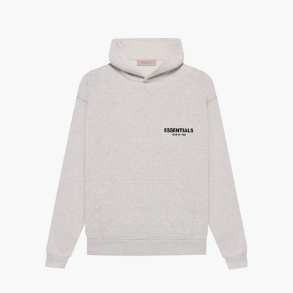 Essentials Hoodie Light Oatmeal Gris Clair Fear Of God