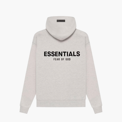 Essentials Hoodie Light Oatmeal Gris Clair Fear Of God