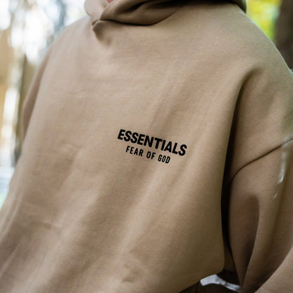 Essentials Hoodie Desert Sand Fear Of God