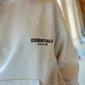 Essentials Hoodie Light Heather Gris Clair Fear Of God