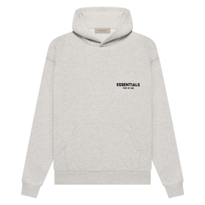 Essentials Fear Of God Hoodie Light Oatmeal Gris Clair