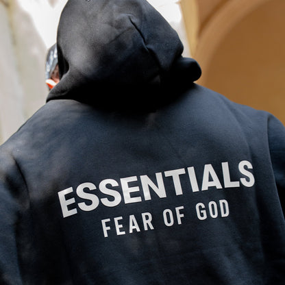 Essentials Hoodie Noir Fear Of God