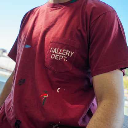 Gallery Dept. Vintage Logo Red Painted Tee 'Brick'