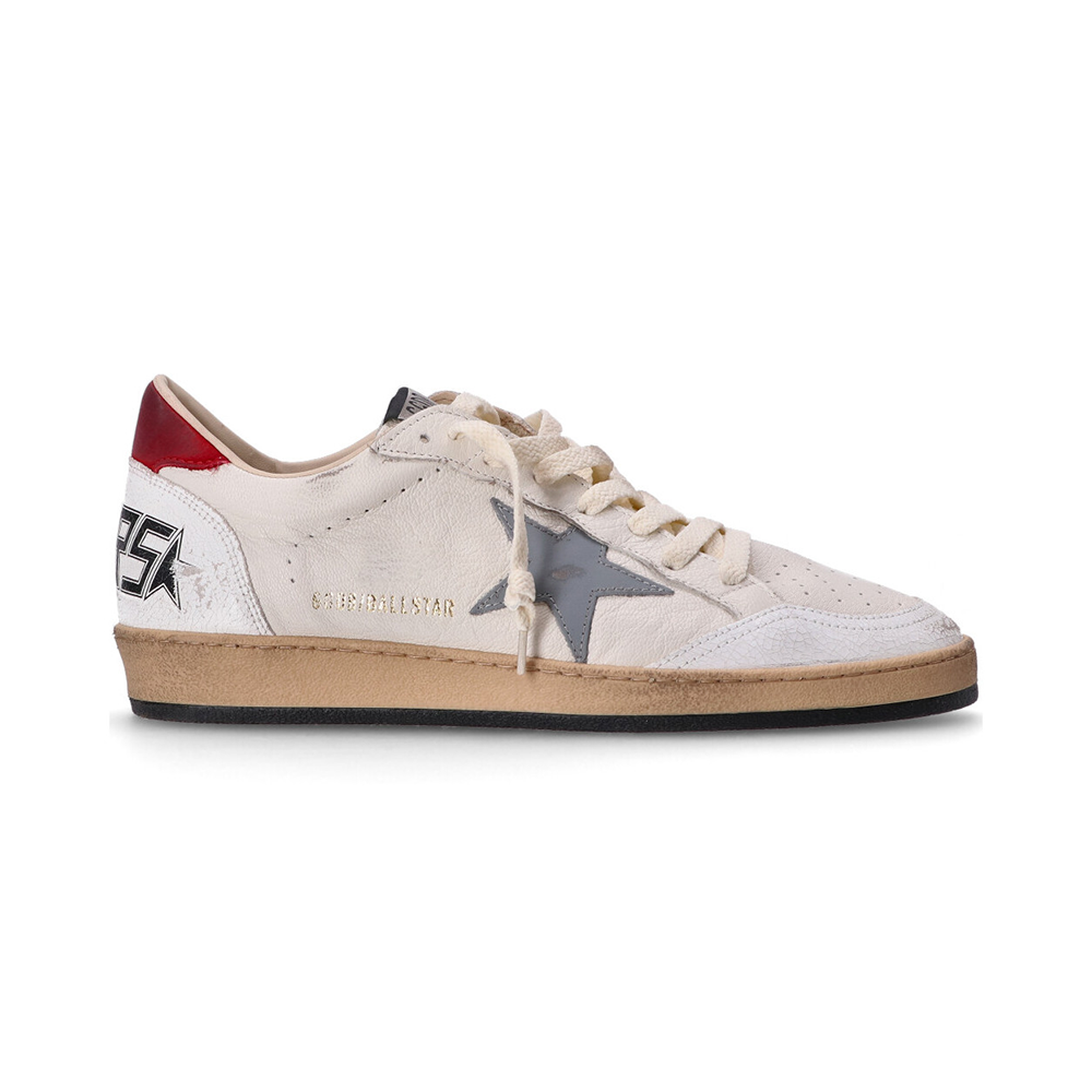 Golden Goose Ball Star Leather Red