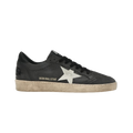 Golden Goose Ball-Star Low White Nappa Black Star