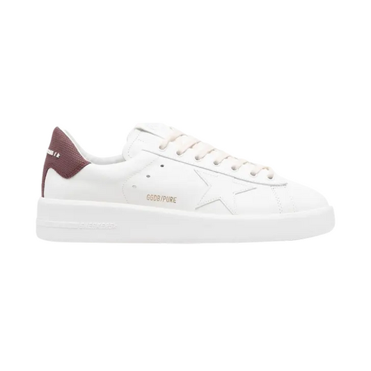 Golden Goose Purestar White Burgundy