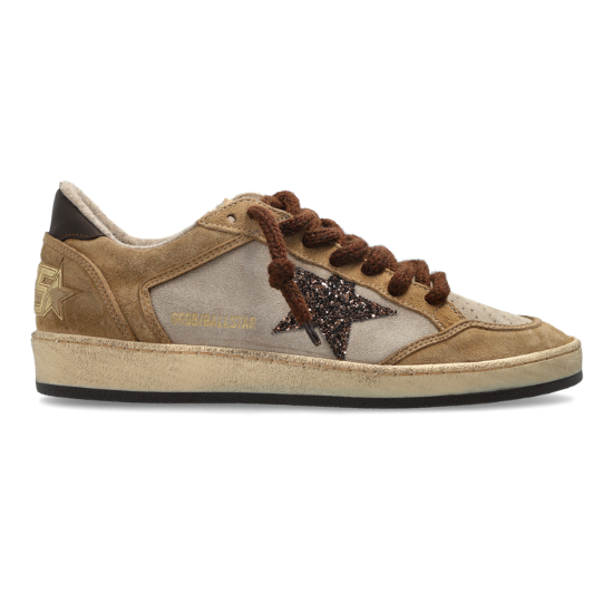 Golden Goose - Sneakers Ball Star Femme Cuir & Daim