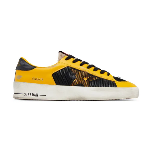 Golden Goose Stardan Net Stars Yellow Black