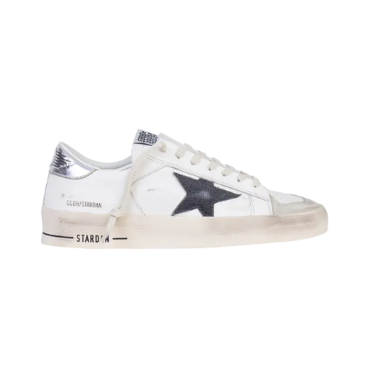 Golden Goose Stardan White Grey Silver