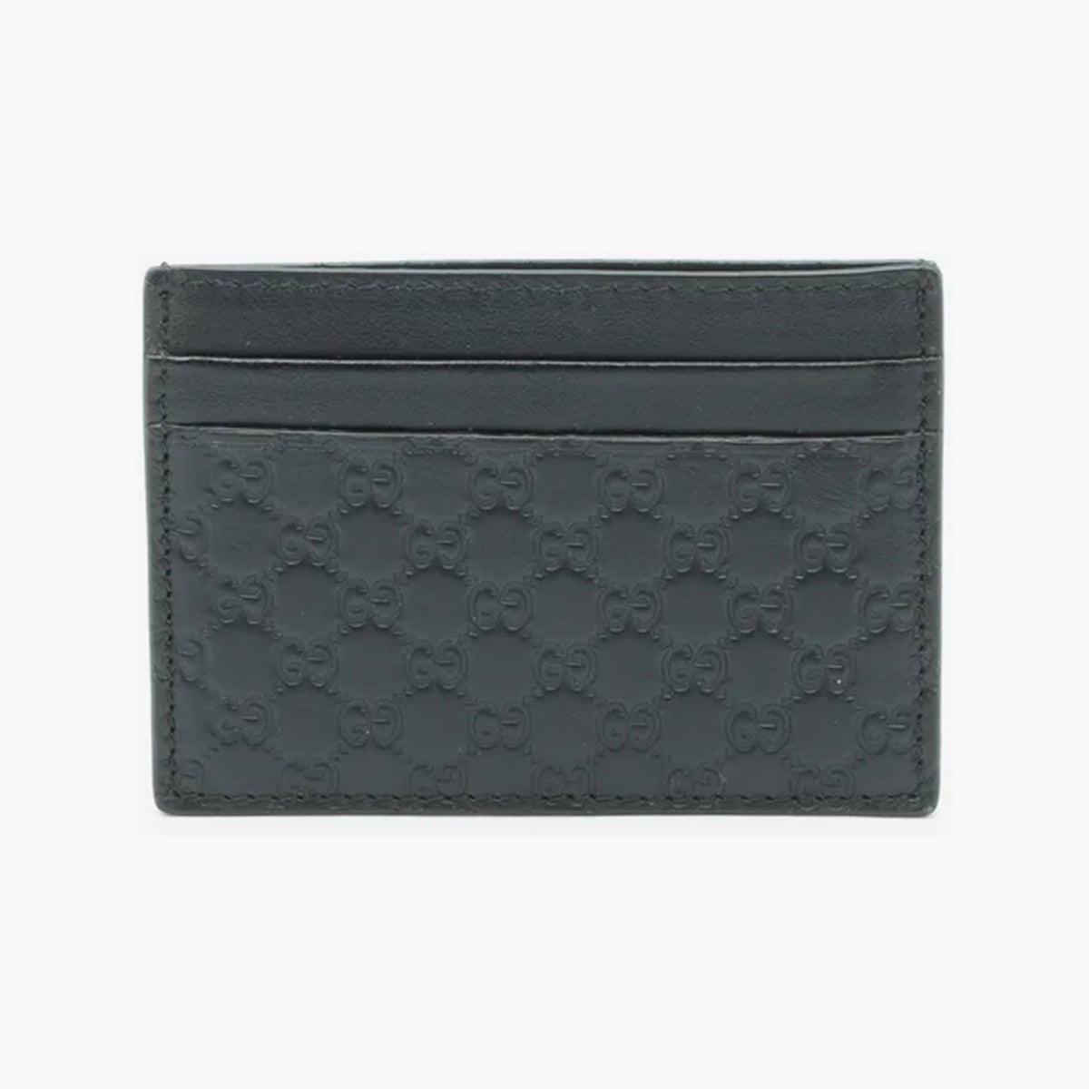 Gucci Porte-carte Monogram GG Emblem Black