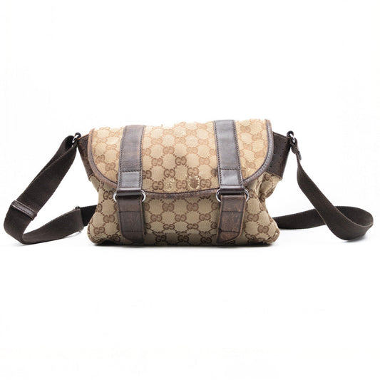 Gucci Sac à bandoulière GG Canvas Beige