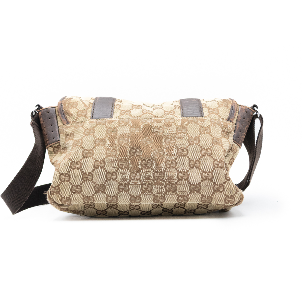 Gucci Sac à bandoulière GG Canvas Beige
