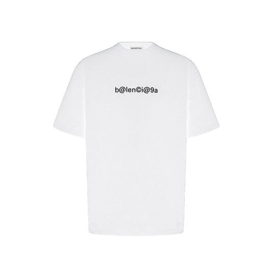 Balenciaga T-shirt @ Logo Blanc