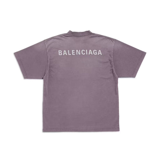 Balenciaga T-shirt Back Fit Violet