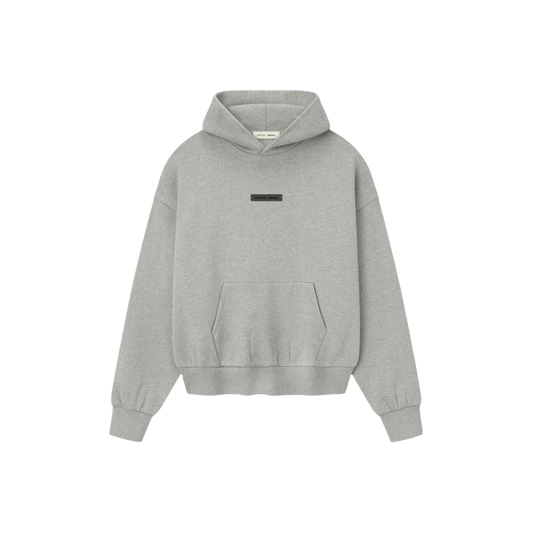 Hoodie Heather Concrete Fleece Essentials