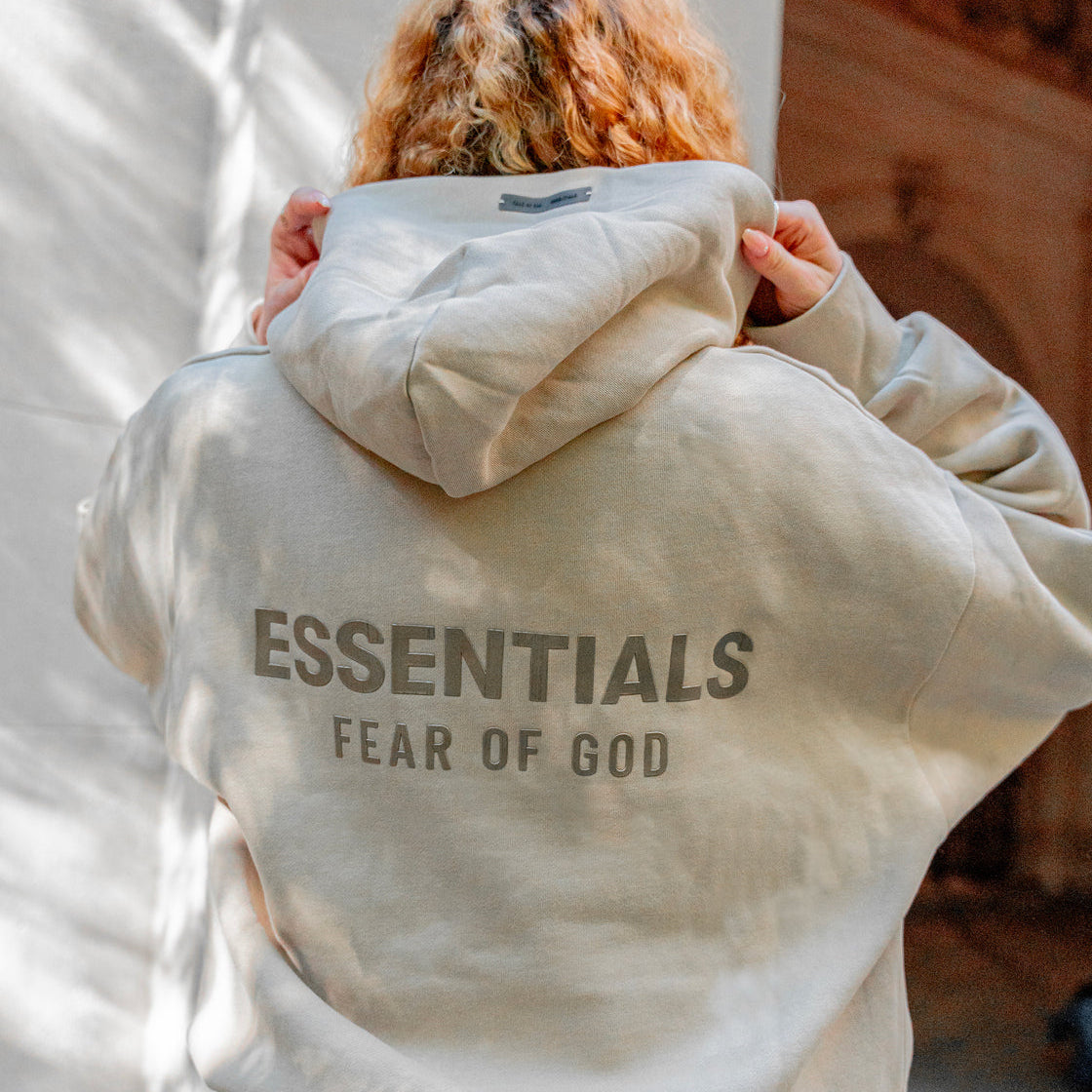 Hoodie Heather Concrete Fleece Essentials