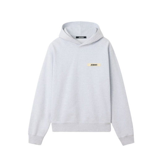 Jacquemus Hoodie Gros Grain Gris Clair