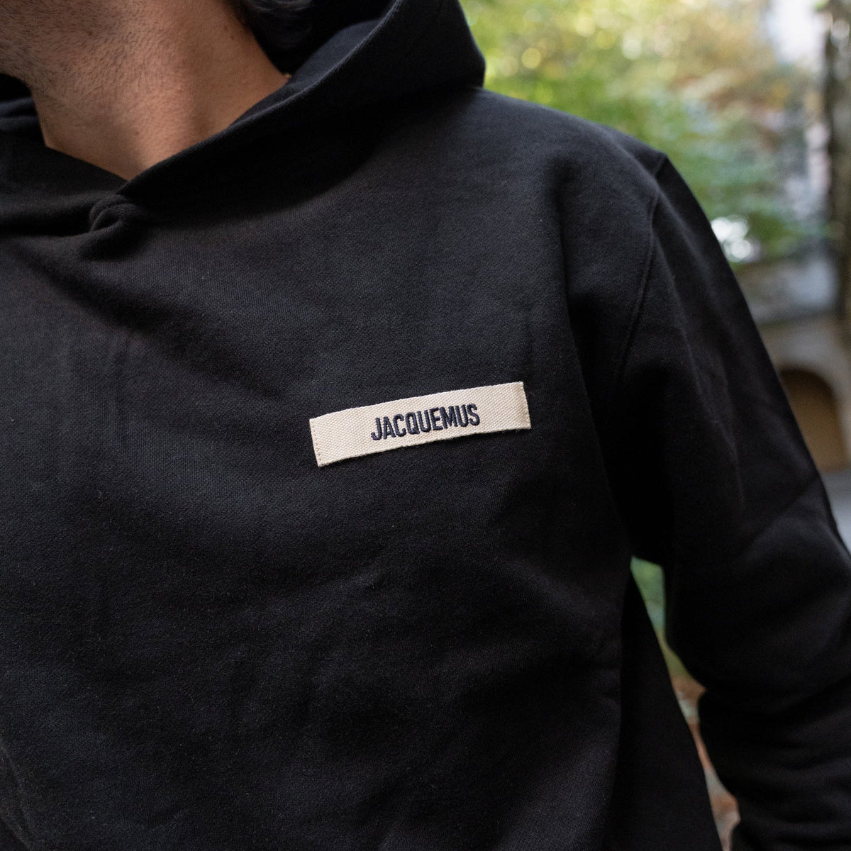 Jacquemus Hoodie Gros Grain Noir