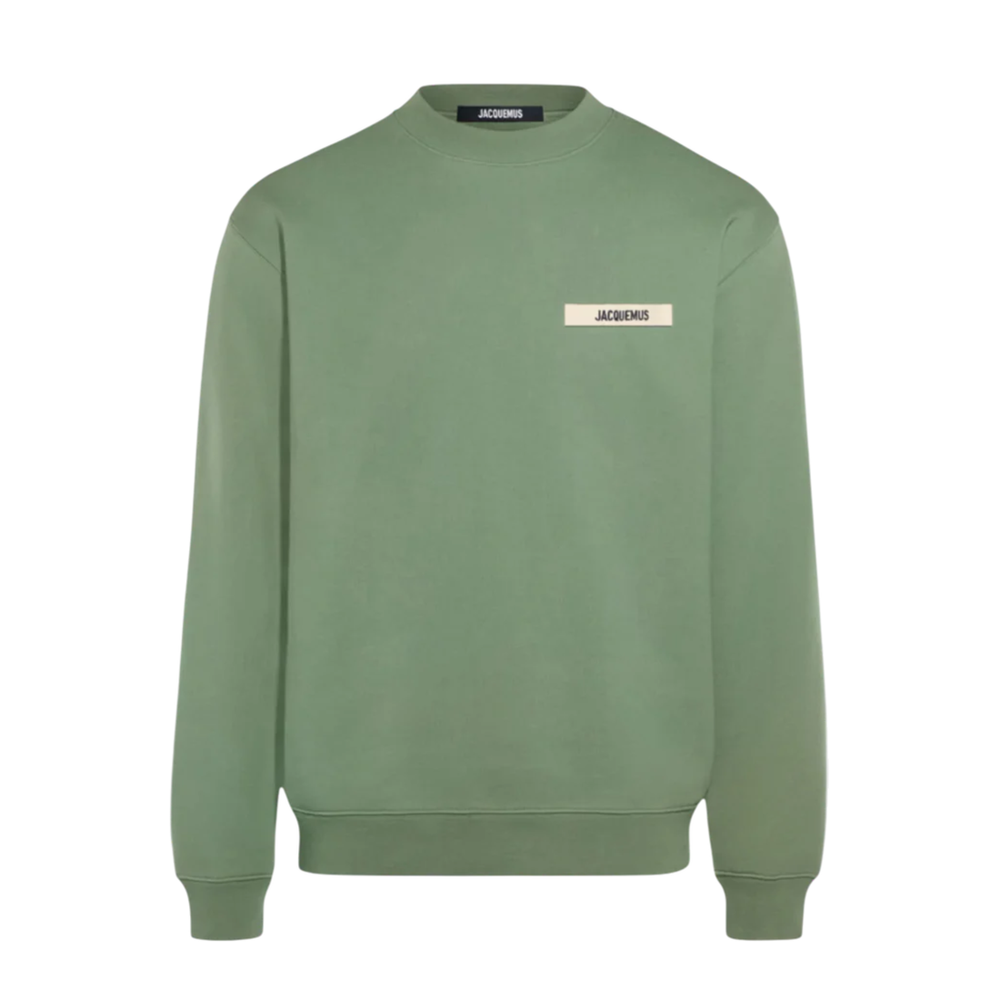 Jacquemus Le Sweatshirt Gros Grain Vert Clair
