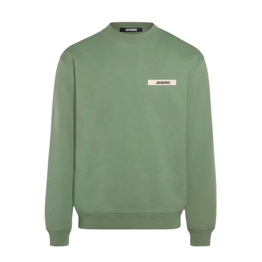 Jacquemus Le Sweatshirt Gros Grain Vert Clair