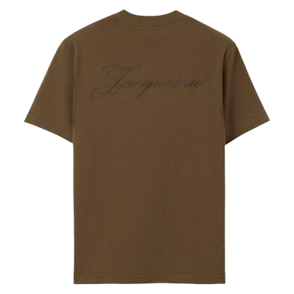 Jacquemus Le t-shirt Logo à logos brodés Kaki